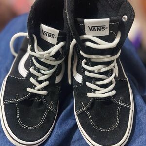 Vans Classic Black and White Skate Shoes